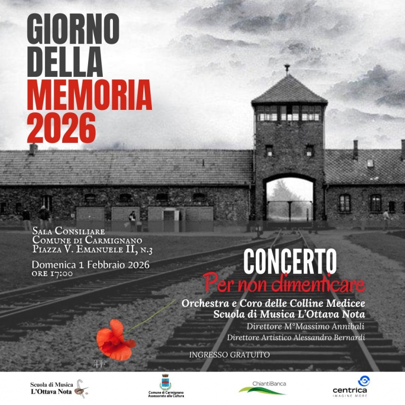 27 Gennaio Giorno della Memoria 2026