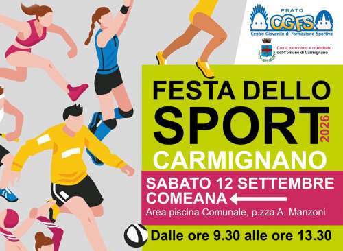 Festa dello sport a COMEANA - Sabato 12 settembre 2026
